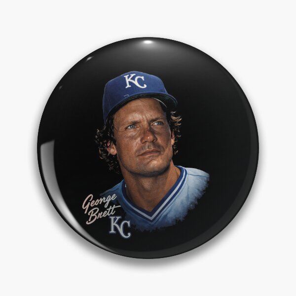 Item preview, George Brett Kansas City Baseball Portrait Art designed and sold by TheArtOfCar.