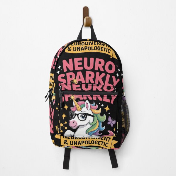 Item preview, Neuro Sparkly Autism Awareness Neurodivergent Unicorn designed and sold by lilensgavadur.