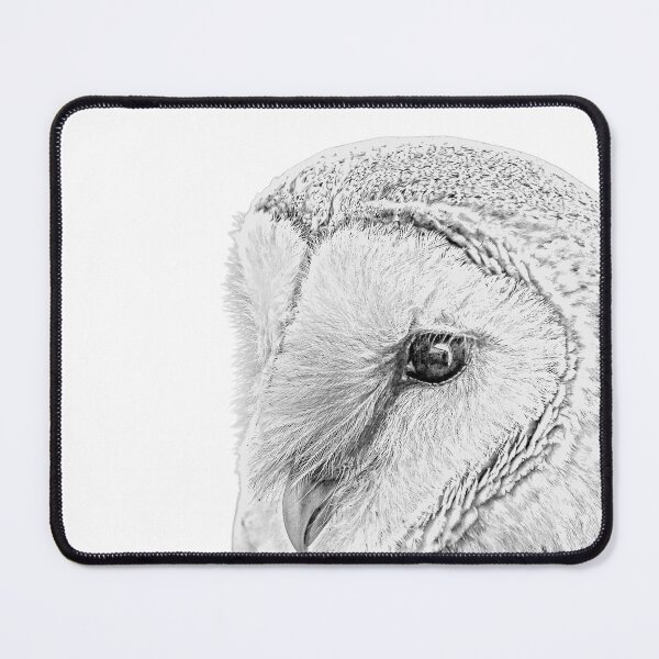 Item preview, European Barn Owl image converted to a drawing designed and sold by Dalyndigital Photography.