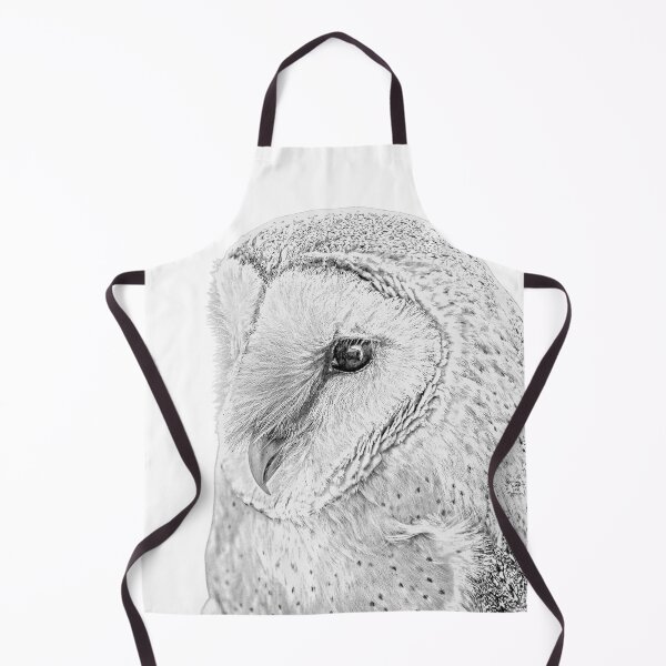 Item preview, European Barn Owl image converted to a drawing designed and sold by Dalyndigital Photography.