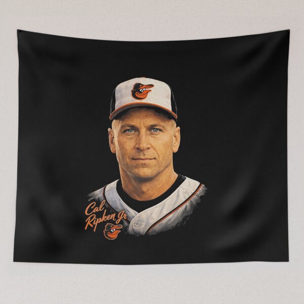 Artikelvorschau, Cal Ripken Jr. Baltimore Baseball Porträtkunst entworfen und verkauft von TheArtOfCar.