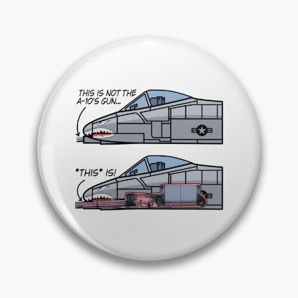 Item preview, A-10 Warthog Big Gun Cutaway “This Is the Gun” Funny Meme designed and sold by MilitaryMart.