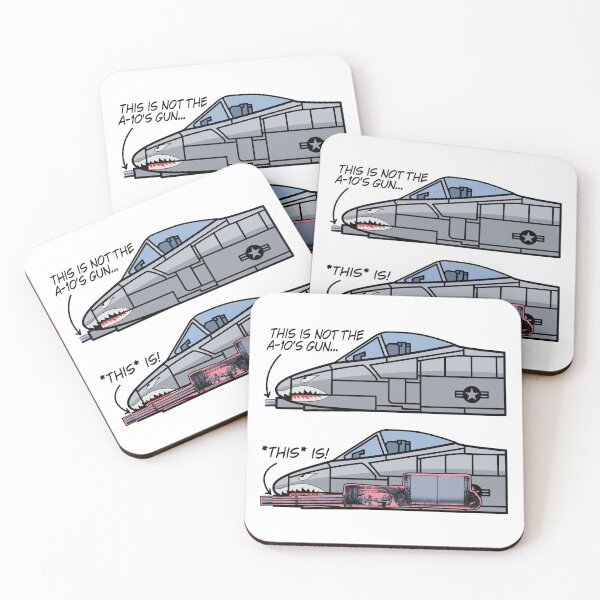 Item preview, A-10 Warthog Big Gun Cutaway “This Is the Gun” Funny Meme designed and sold by MilitaryMart.