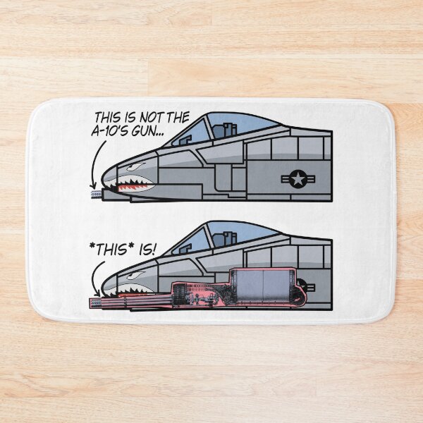 Item preview, A-10 Warthog Big Gun Cutaway “This Is the Gun” Funny Meme designed and sold by MilitaryMart.