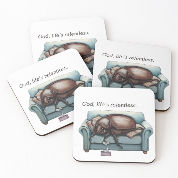 Item preview, God, life’s relentless (transparent)  designed and sold by hambug toons .
