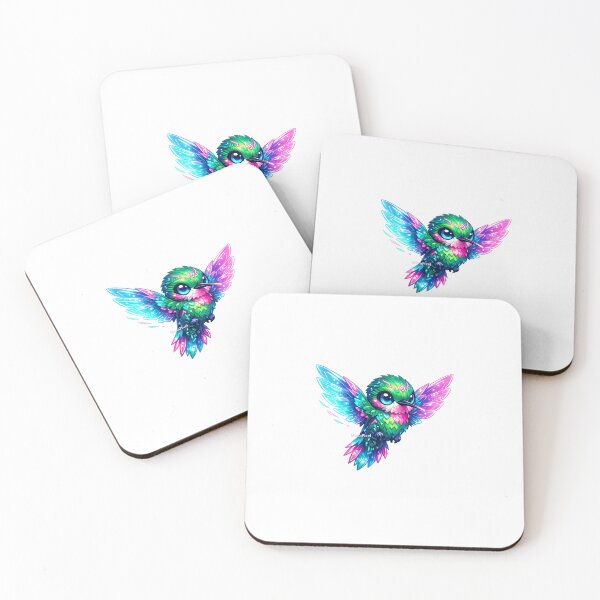 Item preview, Cute Cyberpunk Hummingbird Neon designed and sold by MexaPixel.