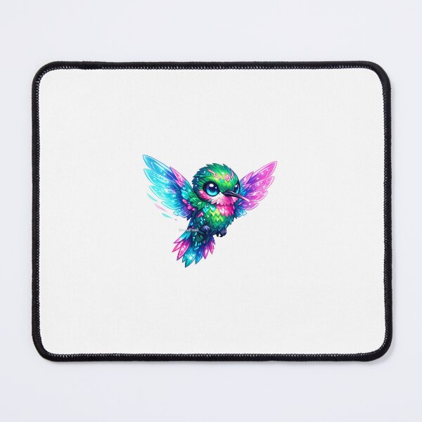 Item preview, Cute Cyberpunk Hummingbird Neon designed and sold by MexaPixel.