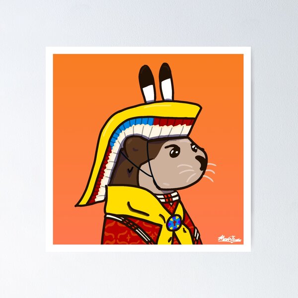 Item preview, Otter Dancer designed and sold by Bigmedicine Art.