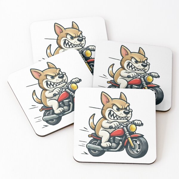 Item preview, motorcycling dog designed and sold by cpowerart.
