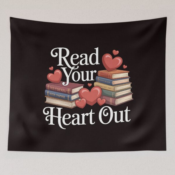 Item preview, Read Your Heart Out Valentine's Day Teacher – Librarian Book Lover Quote designed and sold by Redgiant87x.