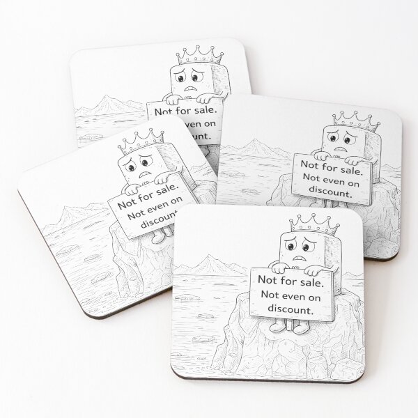 Item preview, Not for Sale Not Even on Discount Funny Coloring Page designed and sold by ComedyInkFactor.