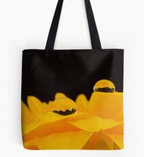 Yellow Gerbera with waterdrops Tote Bag