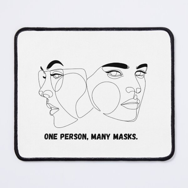 Item preview, Dual Personality One Line Portrait designed and sold by LoraDesign98.
