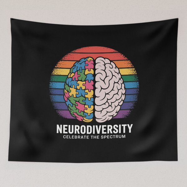 Item preview, Neurodiversity Celebrate Brain Dyslexia Autism ASD designed and sold by comptorasunfia.
