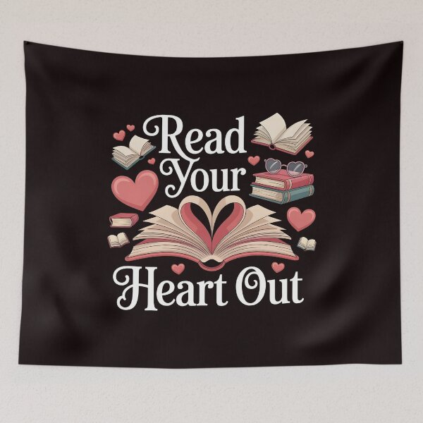 Item preview, Read Your Heart Out Valentine's Day Teacher – Cute Bookworm Valentine designed and sold by Redgiant87x.
