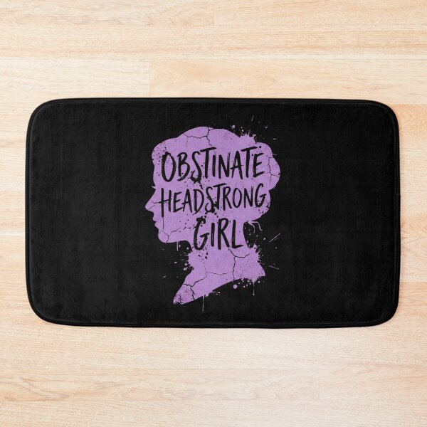Item preview, Obstinate Headstrong Girl Purple Silhouette Grunge Design designed and sold by Fenay Designs.