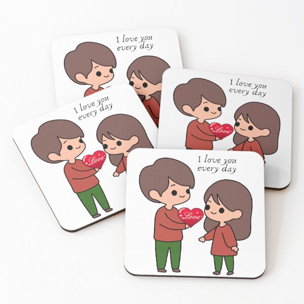 Item preview, I Love You Every Day. designed and sold by Dinasshop.