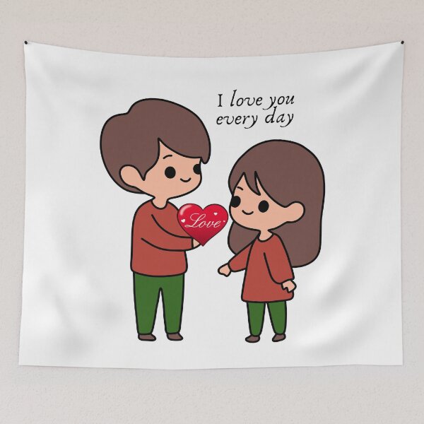 Item preview, I Love You Every Day. designed and sold by Dinasshop.