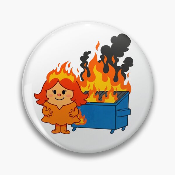 Item preview, Lil' Miss Dumpster Fire designed and sold by FocusPocus.