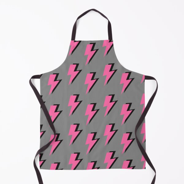 Item preview, Pink Lightning Bolt on a Grey Background designed and sold by OneThreeSix.
