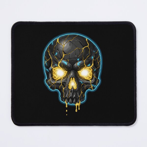 Item preview, Epic Skull of Obsidian and Molten Gold designed and sold by LaNadaYFundante.