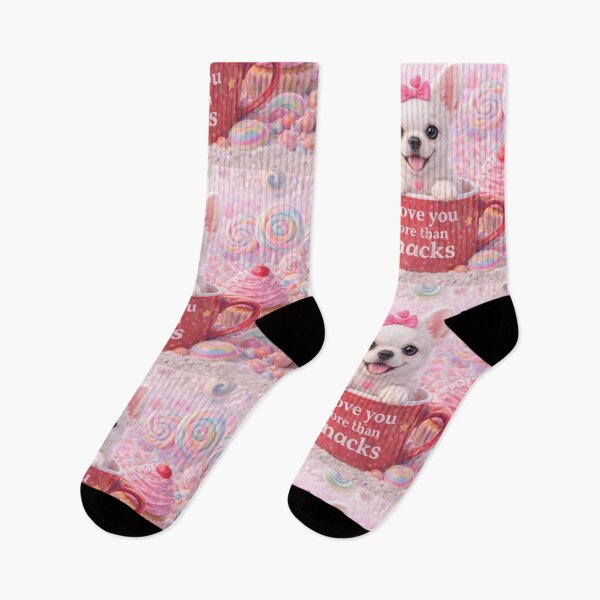 Item preview, Chihuahua Puppy Loves Snacks designed and sold by GivingJoy.