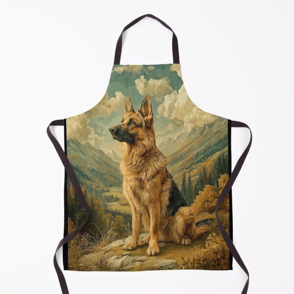 Item preview, German Shepherd in Mountain Landscape designed and sold by PetsArt.