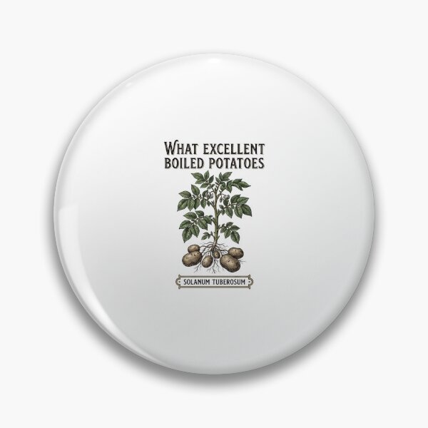 Item preview, What Excellent Boiled Potatoes Color Botanical Illustration designed and sold by Fenay Designs.