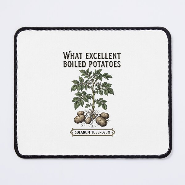 Item preview, What Excellent Boiled Potatoes Color Botanical Illustration designed and sold by Fenay Designs.