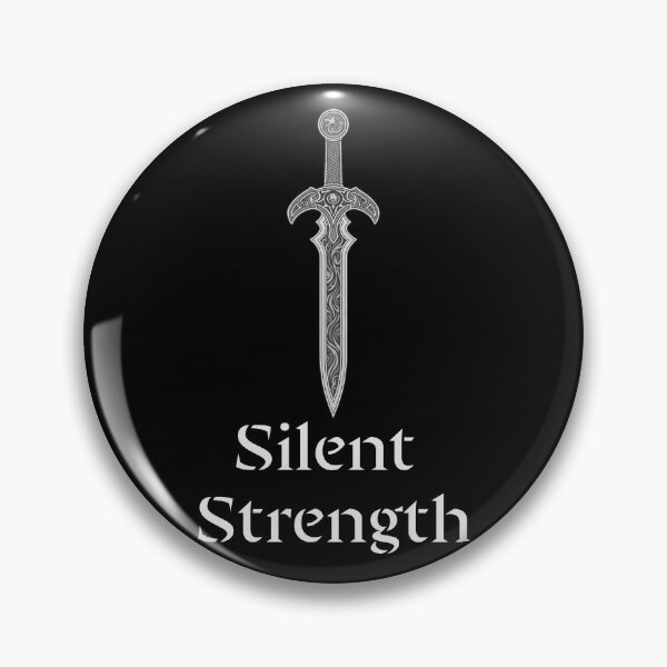 Item preview, Silent Strength | Stoic Minimal Discipline Typography Design designed and sold by StoicStandards.