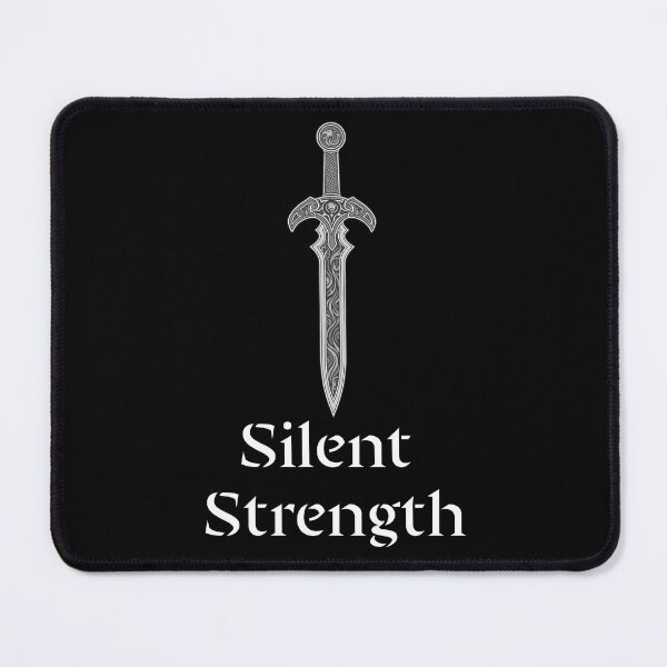 Item preview, Silent Strength | Stoic Minimal Discipline Typography Design designed and sold by StoicStandards.
