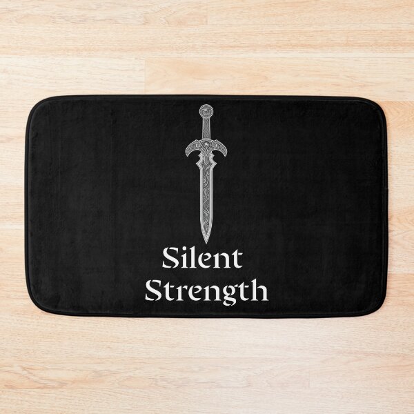 Item preview, Silent Strength | Stoic Minimal Discipline Typography Design designed and sold by StoicStandards.