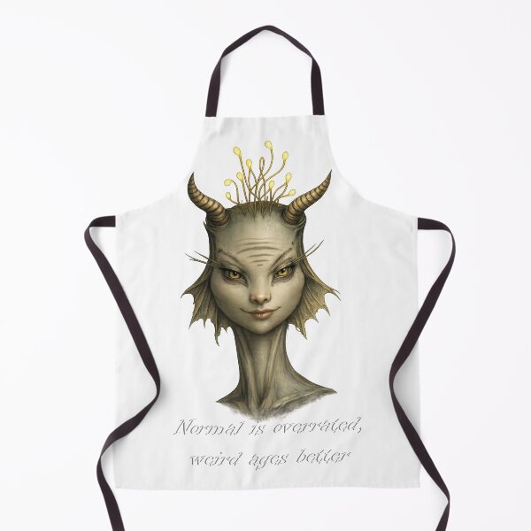 Item preview, Weird Ages Better – Mythical Being Portrait with Quote designed and sold by AnyasCrafts.