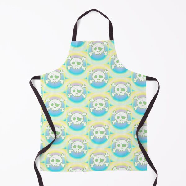 Item preview, Pirate Skull with Eye Patch and Pastel Background – Original and Soft Design designed and sold by AstronautMerch.