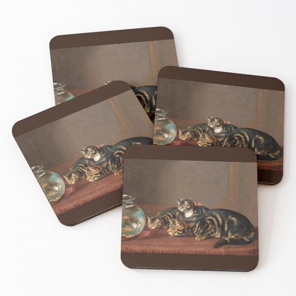 Item preview, Cats by a Fishbowl by Horatio Henry Couldery designed and sold by Amanda1775.