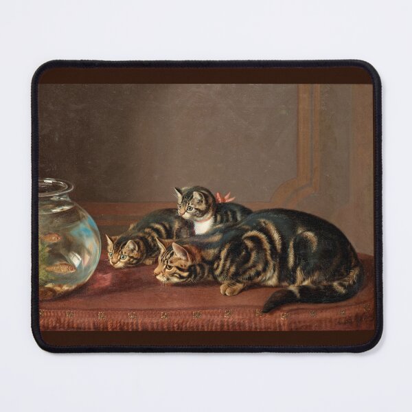 Item preview, Cats by a Fishbowl by Horatio Henry Couldery designed and sold by Amanda1775.