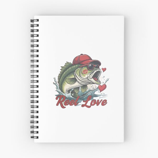 Item preview, Reel Love Fishing Illustration — Vintage Style Angler Pun for Fishing Lovers designed and sold by Colorful-Garden.