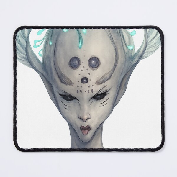 Item preview, Weird Ages Better – Surreal Cosmic Alien with Quote designed and sold by AnyasCrafts.