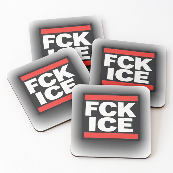 Artikelvorschau, FCK ICE – Auffälliges Hip-Hop-Typografie-Design im Proteststil entworfen und verkauft von SolidarityHQ.