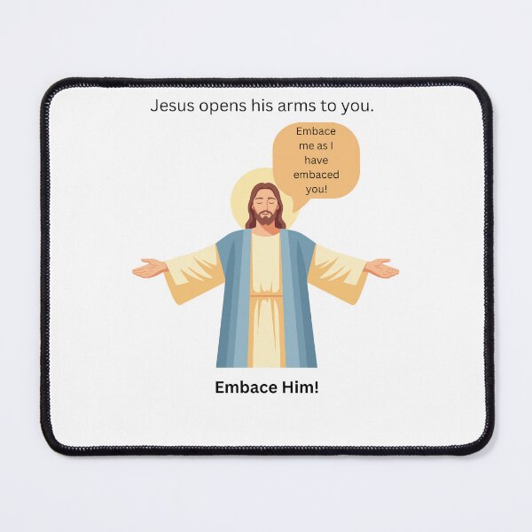 Item preview, Jesus opens his arms to you. Embrace him! designed and sold by Creative Cardinal Studios.