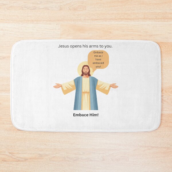 Item preview, Jesus opens his arms to you. Embrace him! designed and sold by Creative Cardinal Studios.