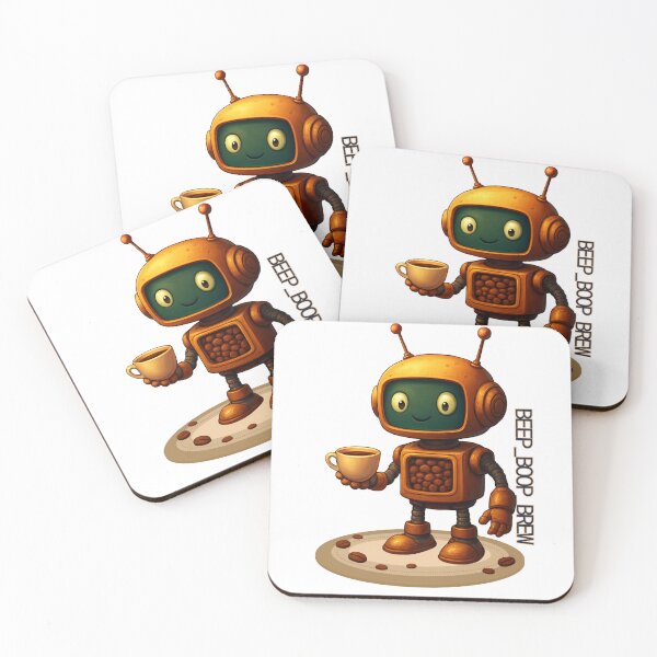 Item preview, BEEP_BOOP_BREW Coffee designed and sold by NellieBearApparel.