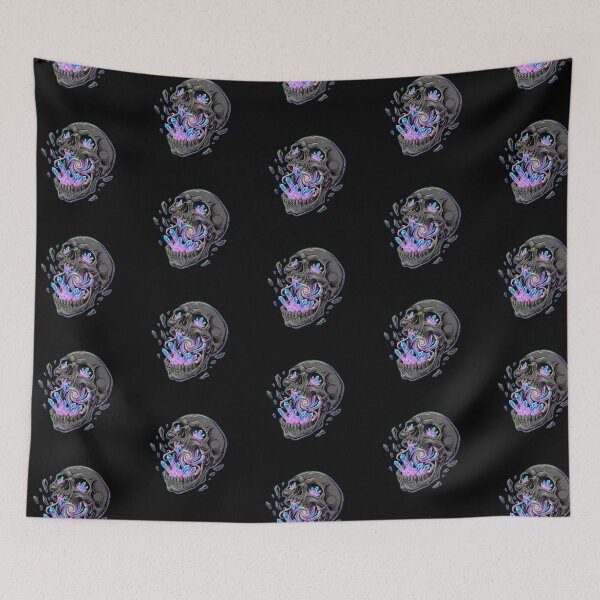 Item preview, Cosmic Quartz Skull | Epic Neon T-Shirt Design designed and sold by LaNadaYFundante.