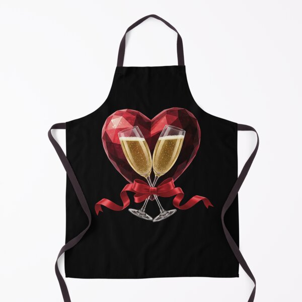 Item preview, Copy of Romantic Ruby Heart and Golden Champagne Toast - Simple designed and sold by Elderlight Studio - L. Vlashev.