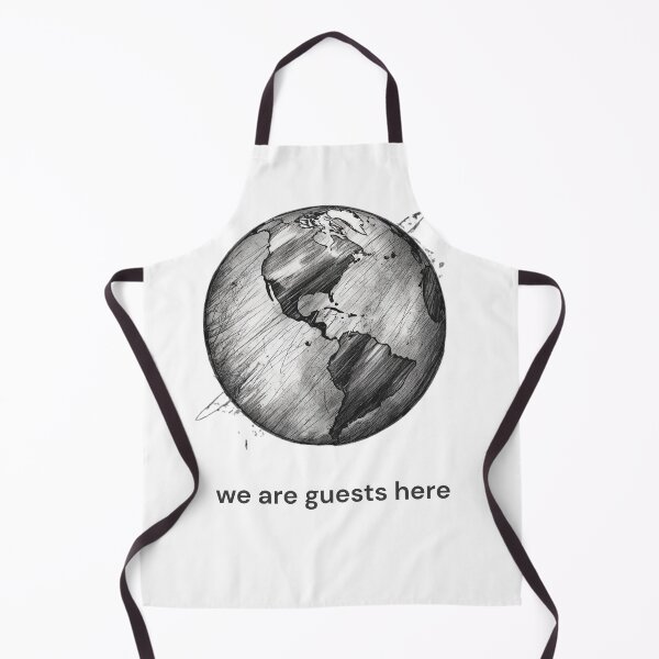 Item preview, We Are Guests Here – Minimal Earth Illustration for T-Shirts & Hoodies designed and sold by KindByNature.