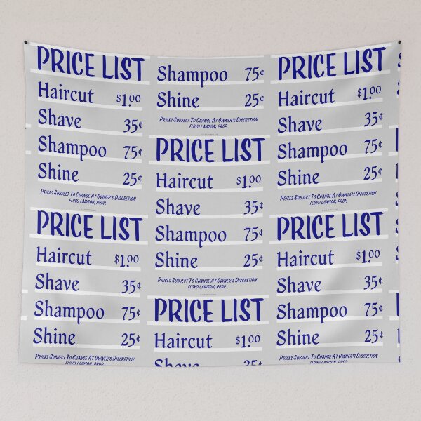 Item preview, Floyd's Price List designed and sold by Normbot2000.