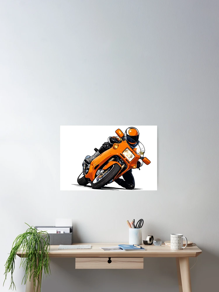 Thumbnail 2 of 3, Poster, Bike Rider designed and sold by StudioLonginus.