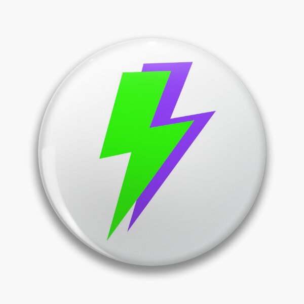 Item preview, Green and Purple Lightning Bolts designed and sold by OneThreeSix.