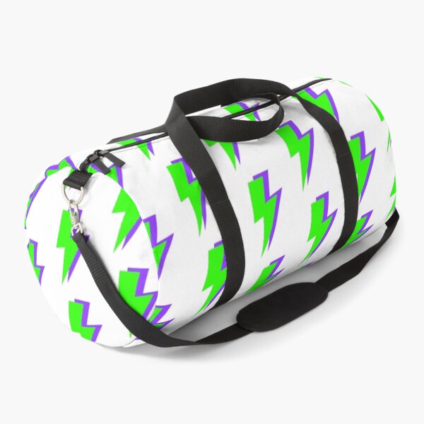 Item preview, Green and Purple Lightning Bolts designed and sold by OneThreeSix.