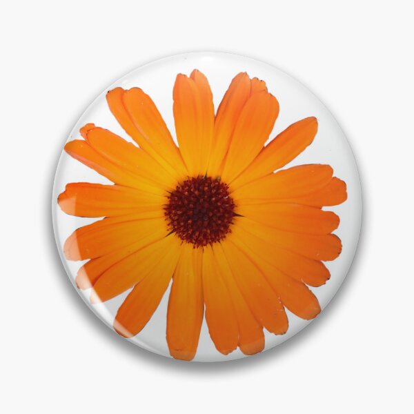 Item preview, Bright orange calendula flower designed and sold by Enerjetal.